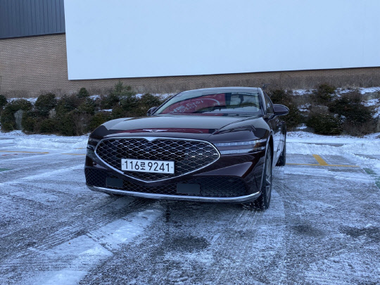 제네시스 G90. 장우진 기자